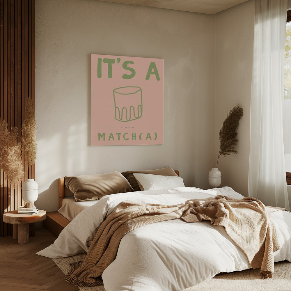 Matcha Vibes | Leinwand