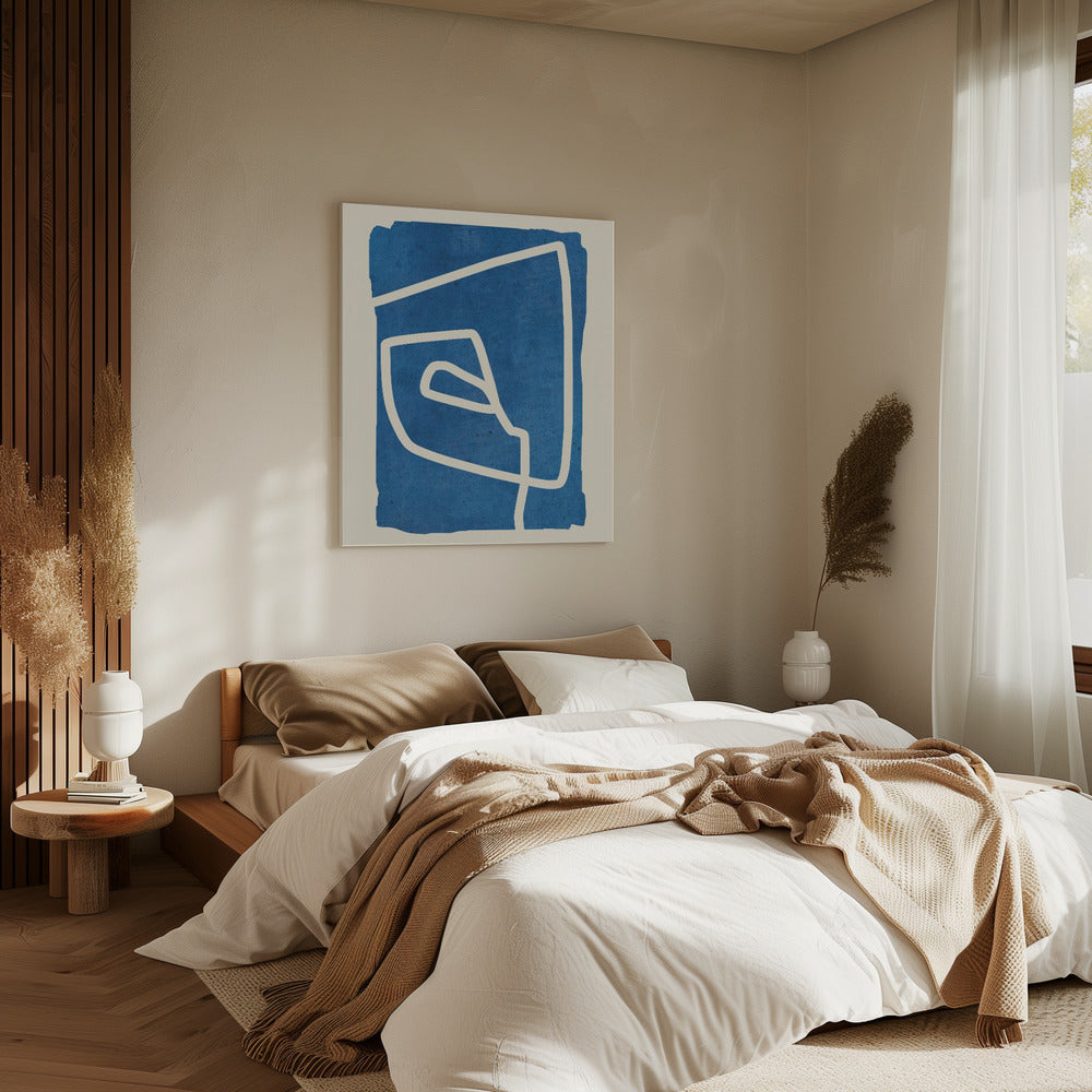 Blue Spiral Dance | Canvas