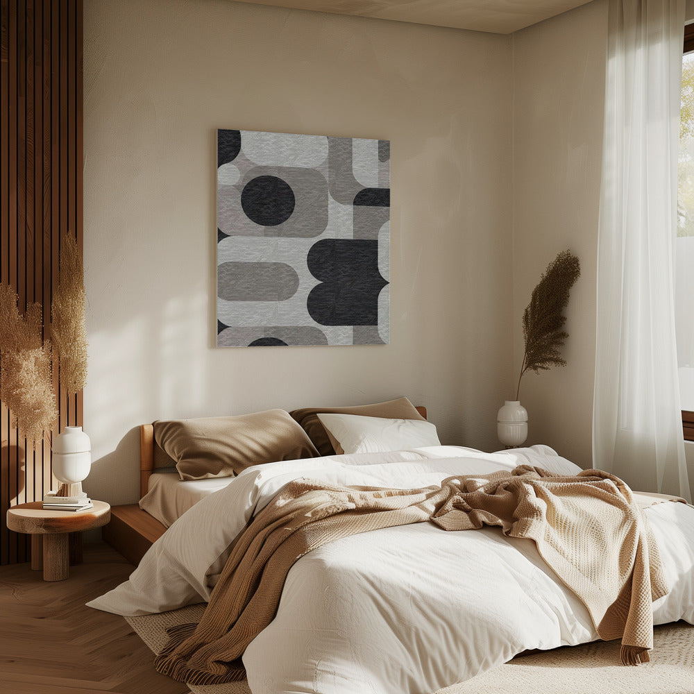 Modernes geometrisches Muster | Leinwand