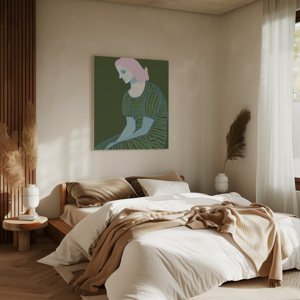 Lady sitting | Canvas