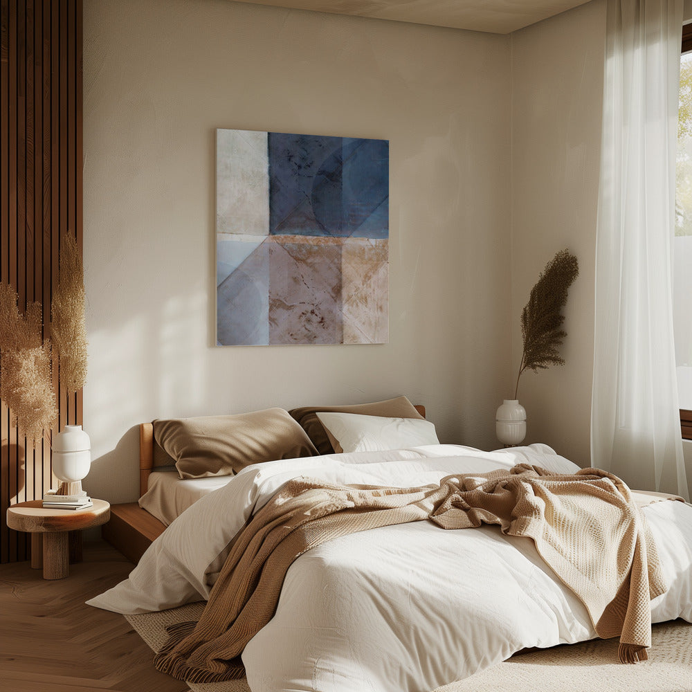 Abstraktes geometrisches Muster | Leinwand