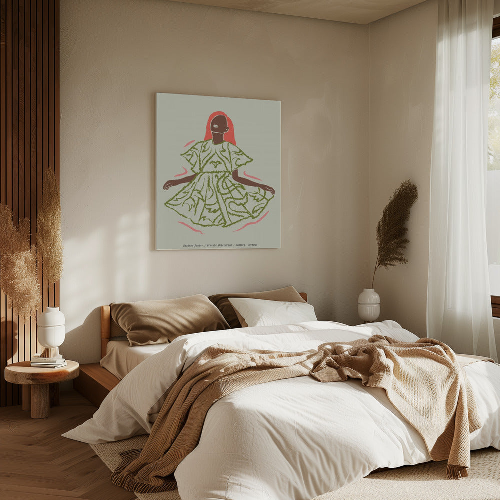 Eleganz in Grün | Leinwand