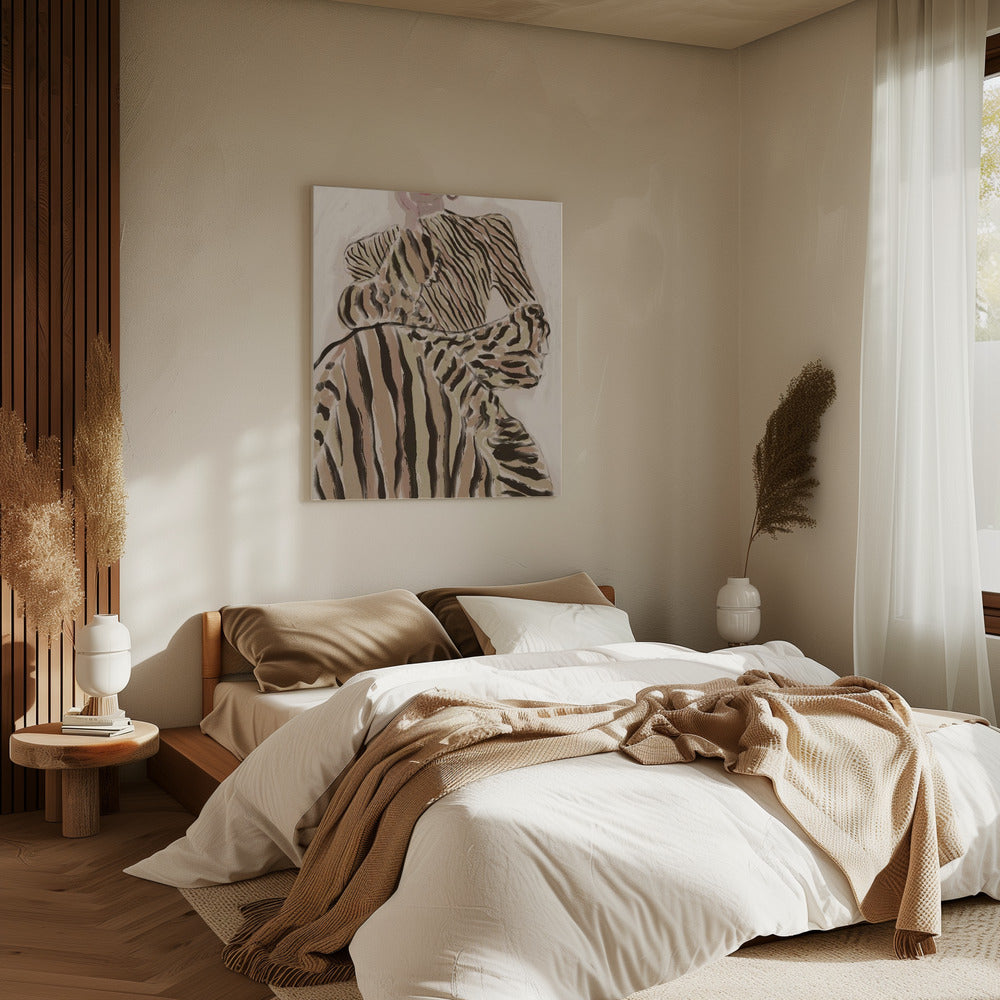 Zebra Eleganz | Leinwand