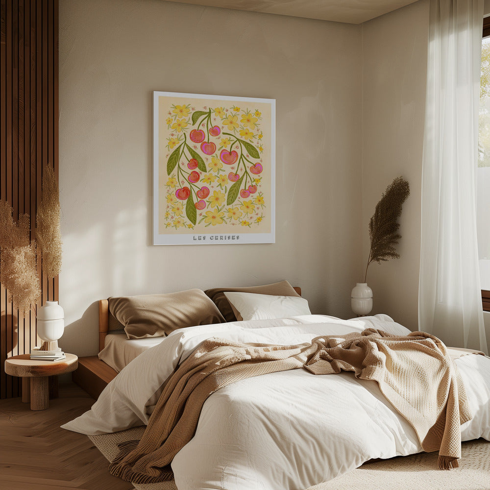 Skurriles Kirsch-Design | Leinwand