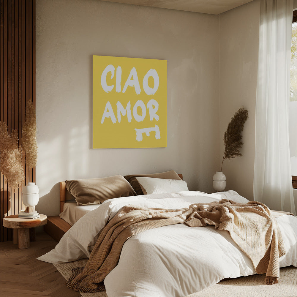 Moderne Typografie und lebendige Farben | Leinwand
