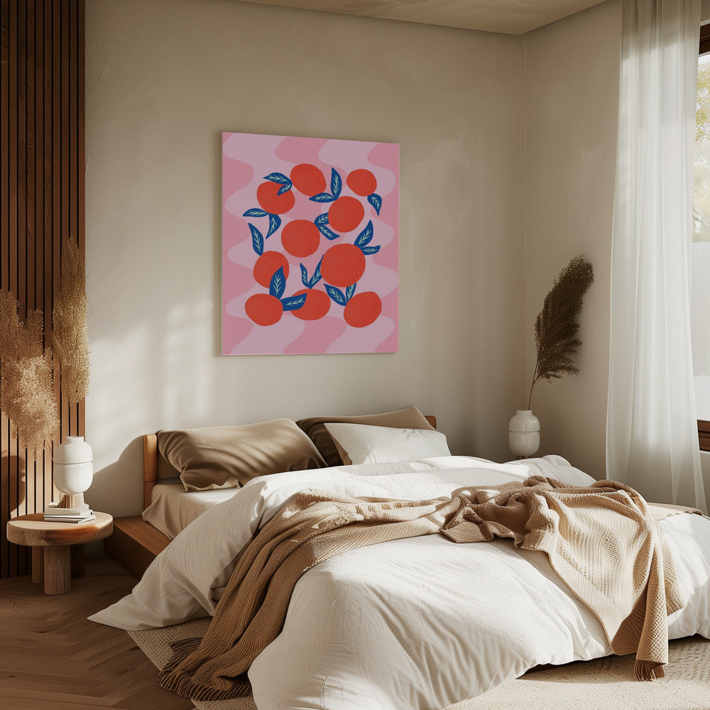 Vibrant Tangerines | Canvas