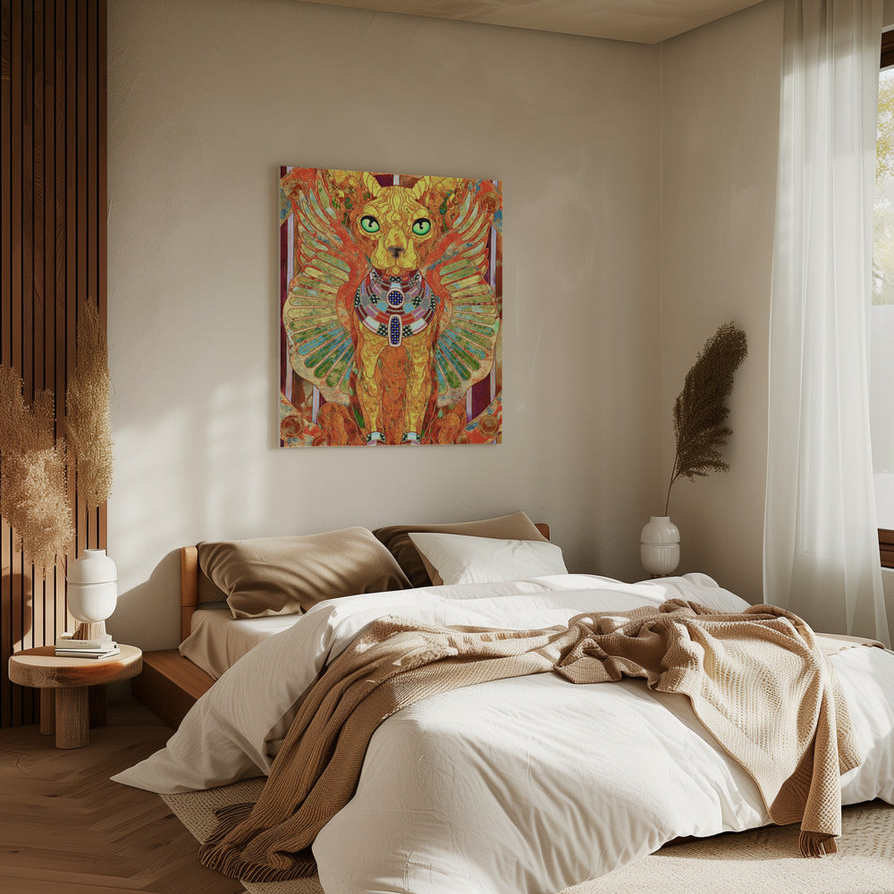 Stylized Sphinx Cat | Canvas