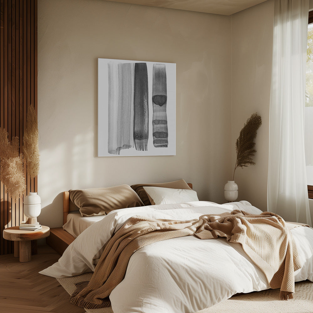 Monochrome Strokes | Canvas