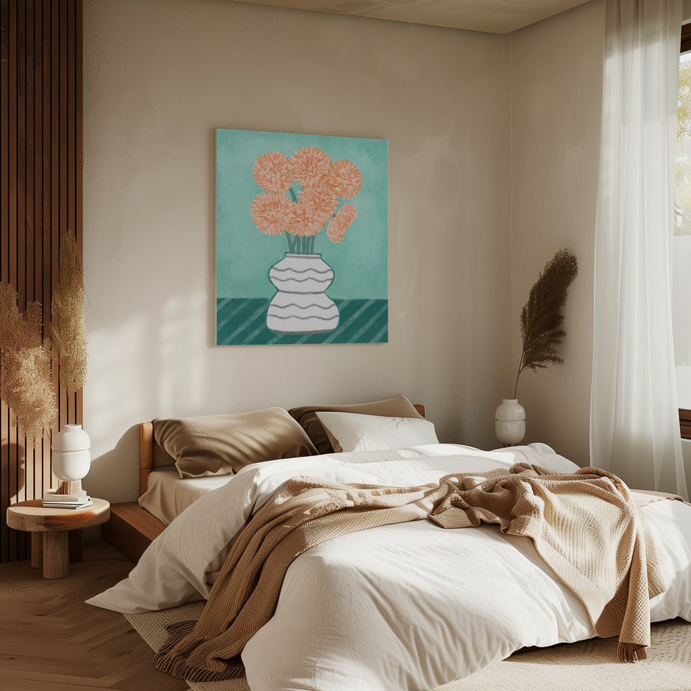 Peachy Blossoms | Canvas