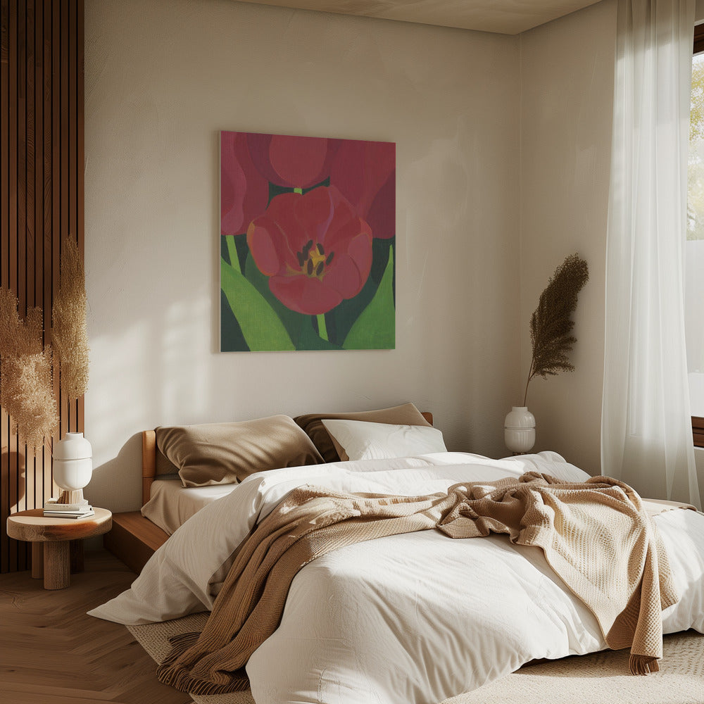 Liten Röd Tulpan | Canvas