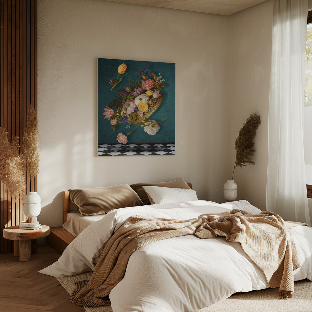 Floating Floral Basket | Canvas