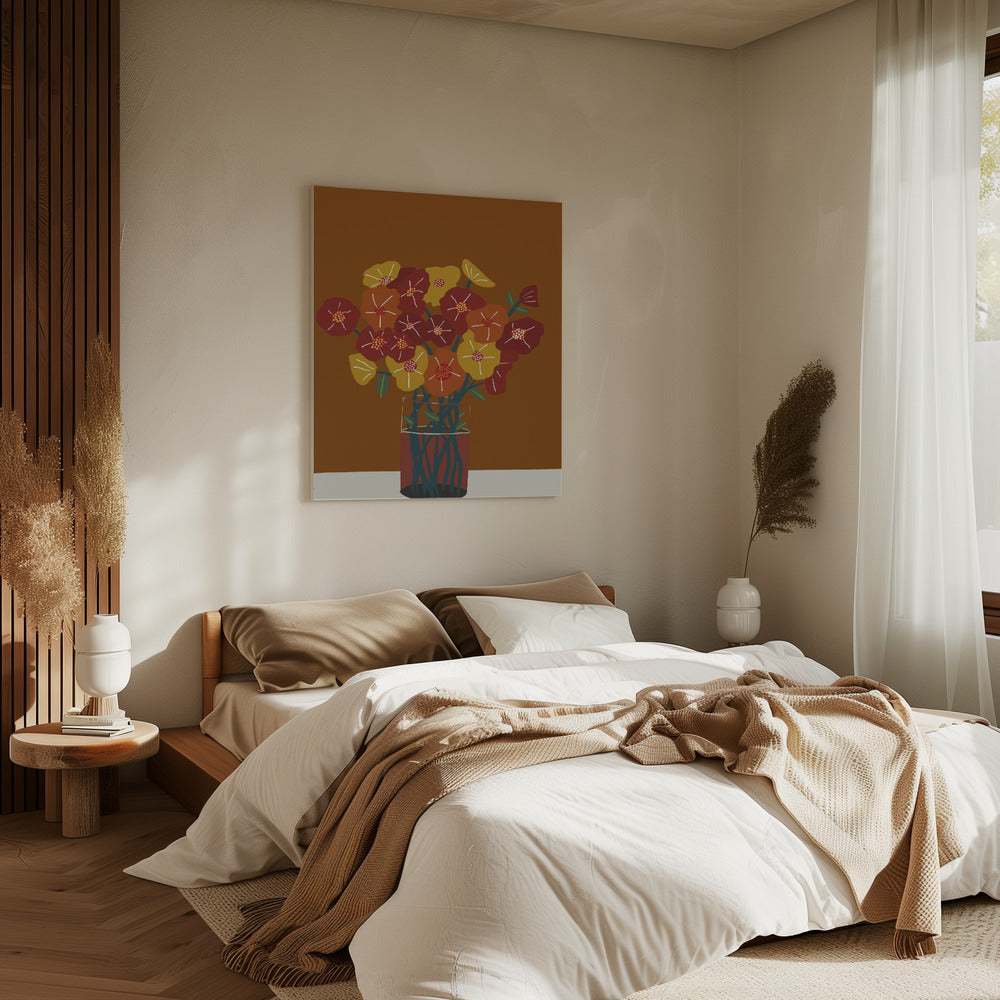 Blumen in der Vase | Leinwand