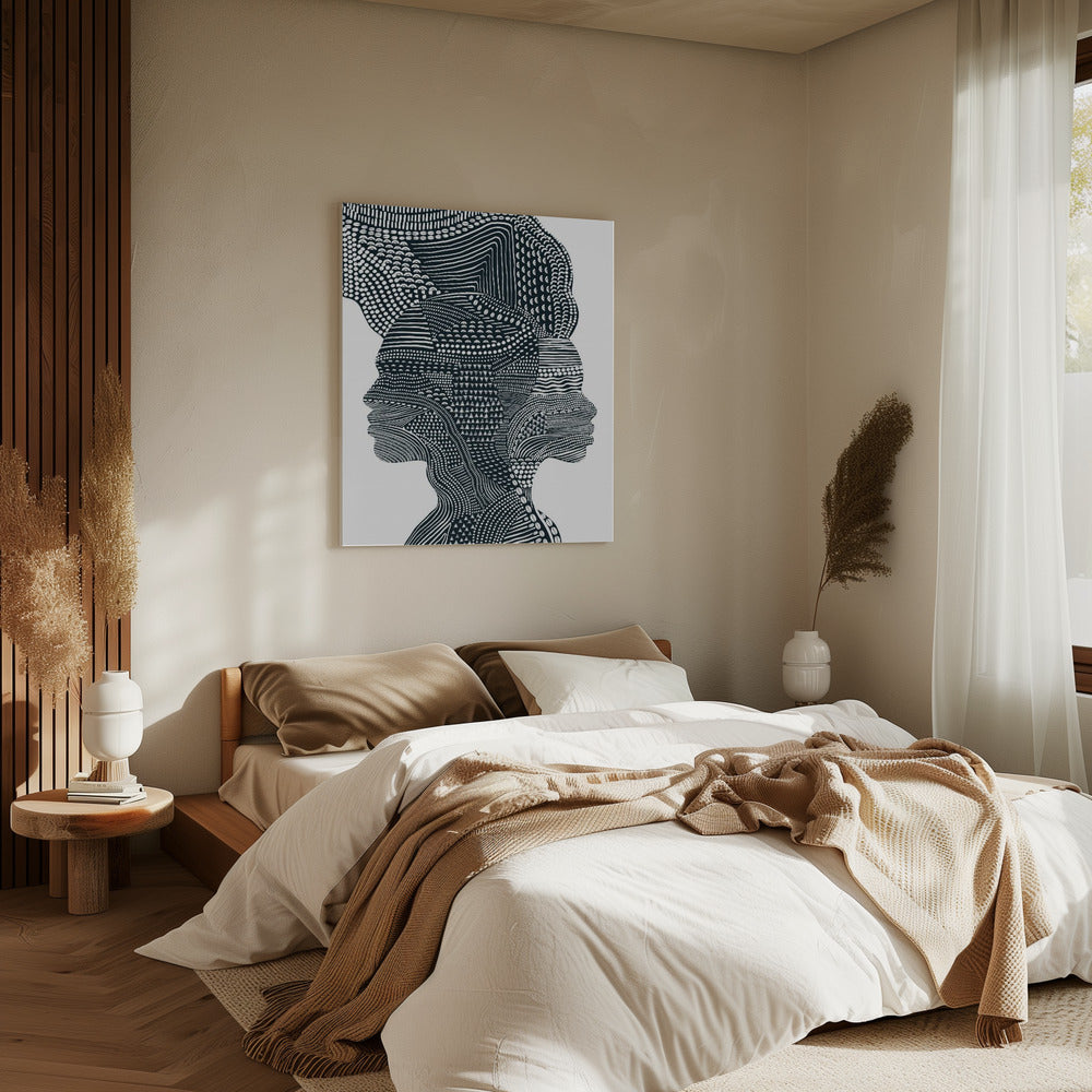 Stammespaar | Leinwand