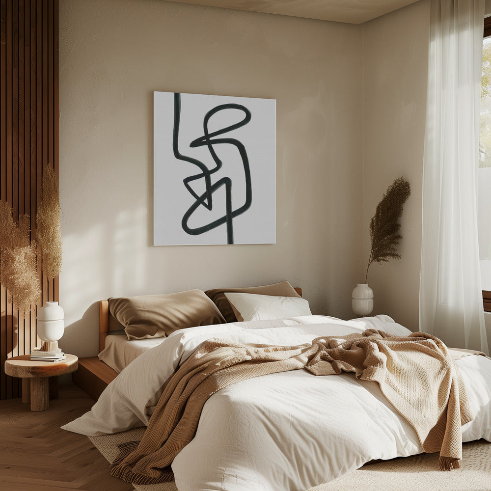 Relax Pose Black | Canvas