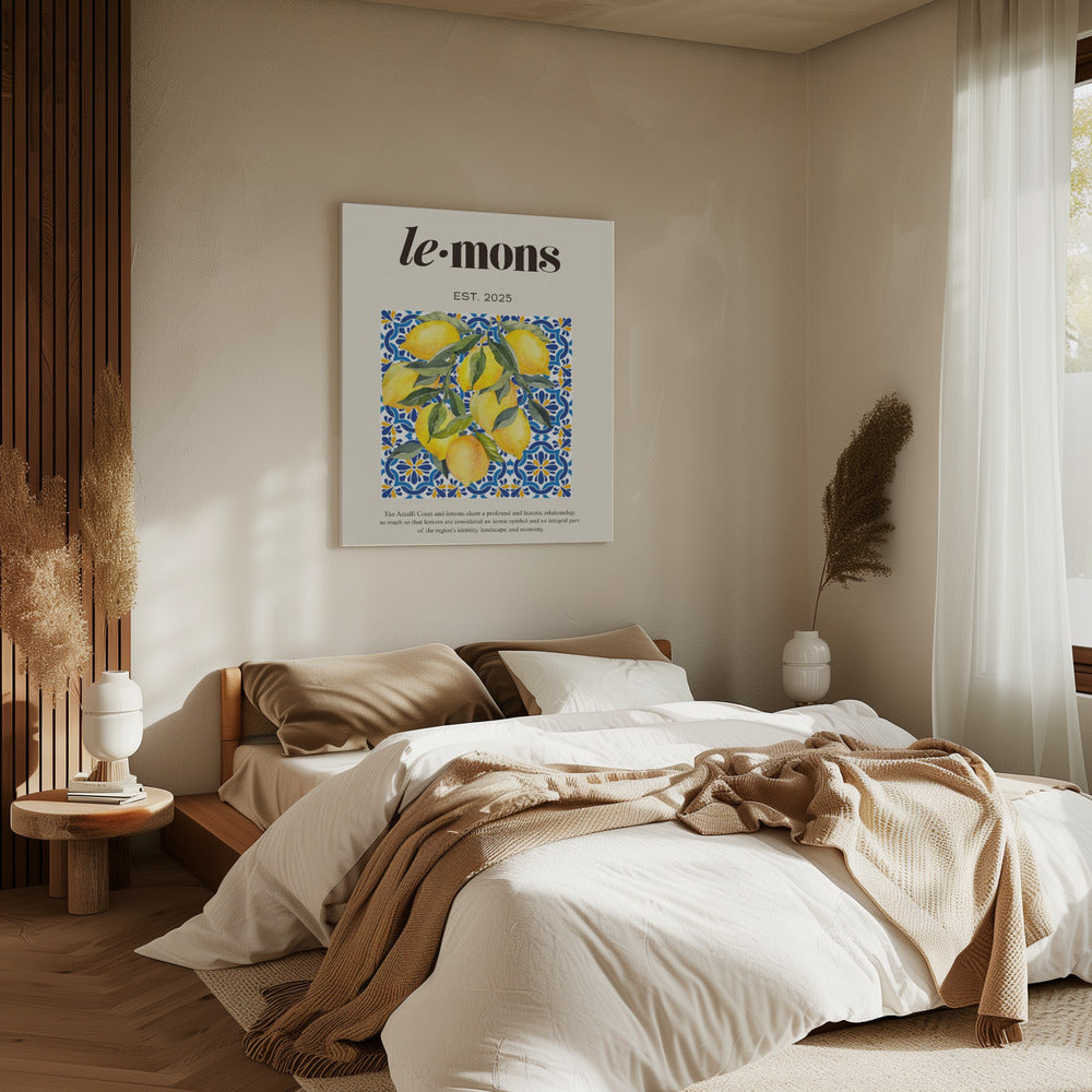 Lemons Beige | Canvas