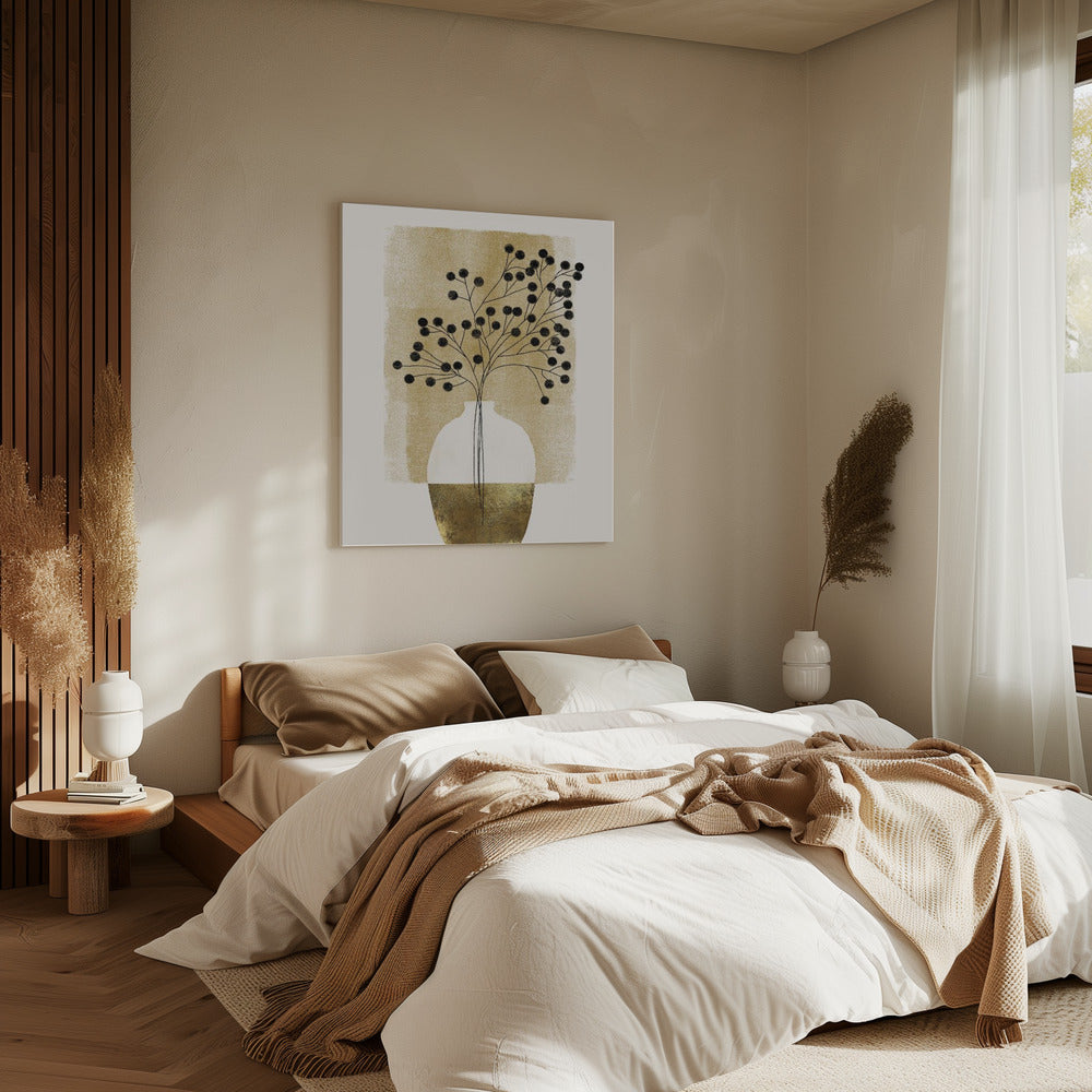 Abstrakte Vase | Leinwand