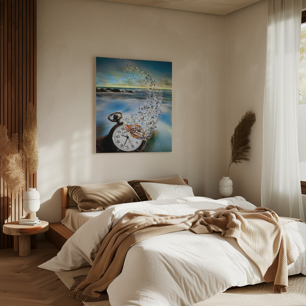 Die verschwindende Zeit | Leinwand