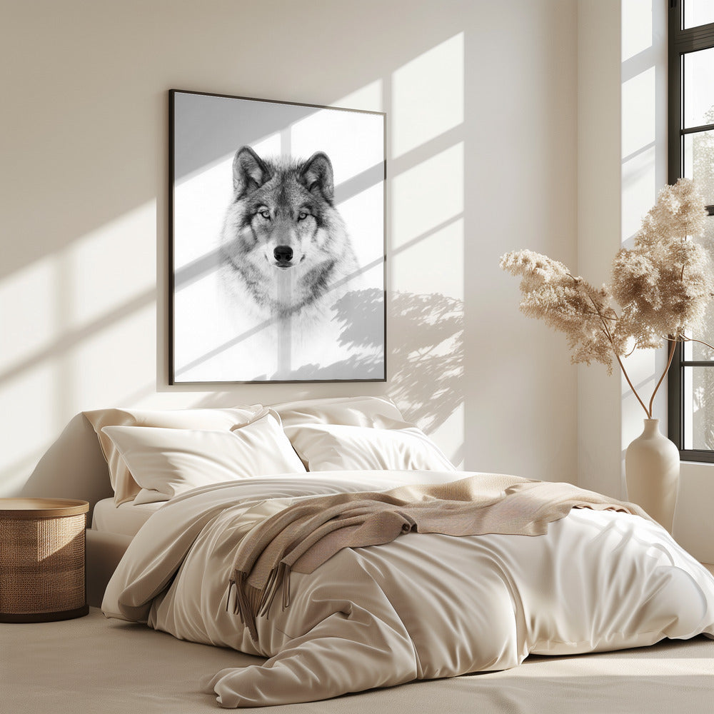 Portrait of a Timber Wolf | Poster