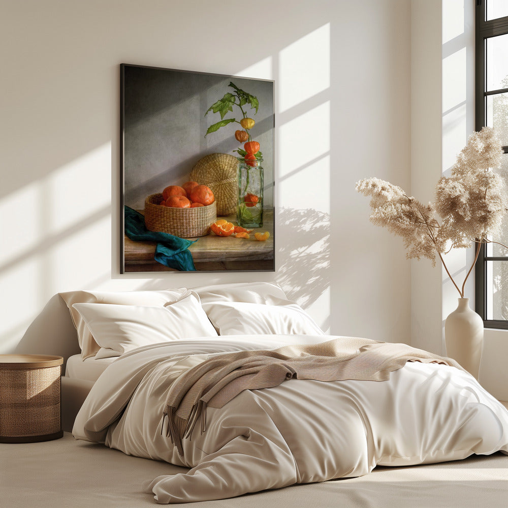 Stillleben mit Clementinen | Poster