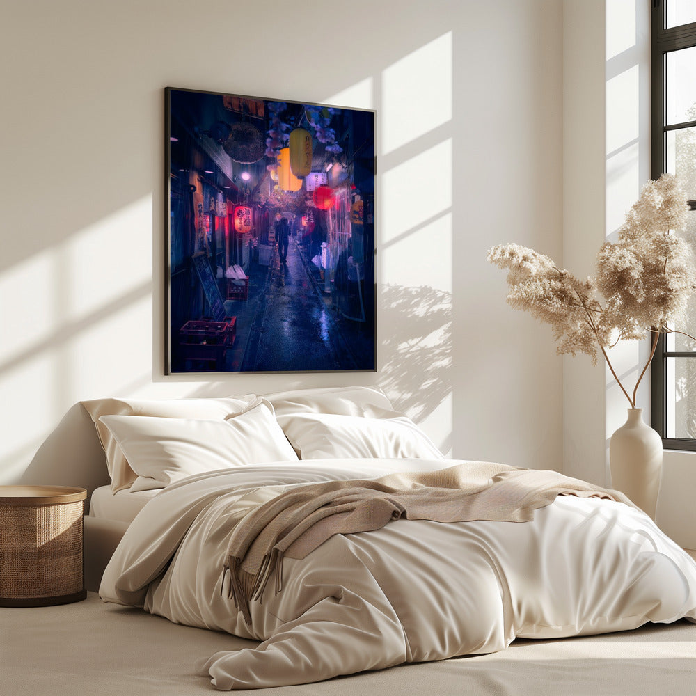 Tokio Blauer Regen | Poster