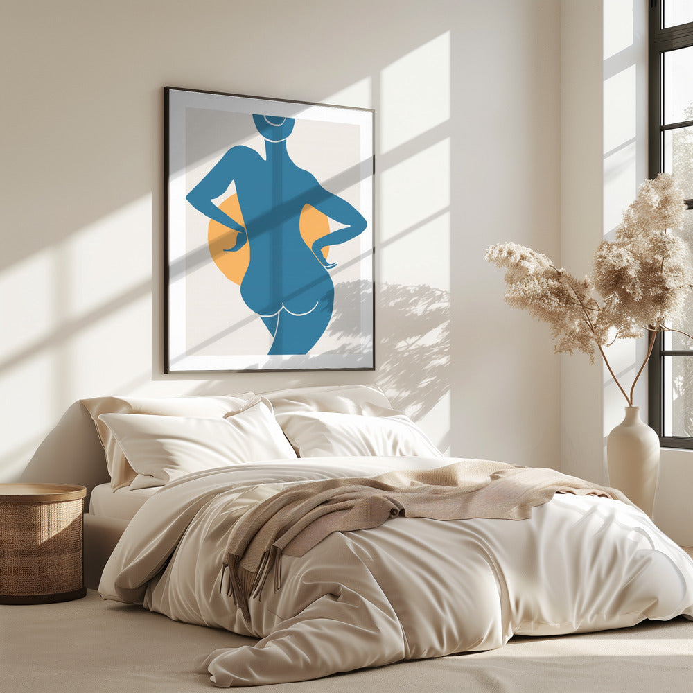Blaue Frau | Poster