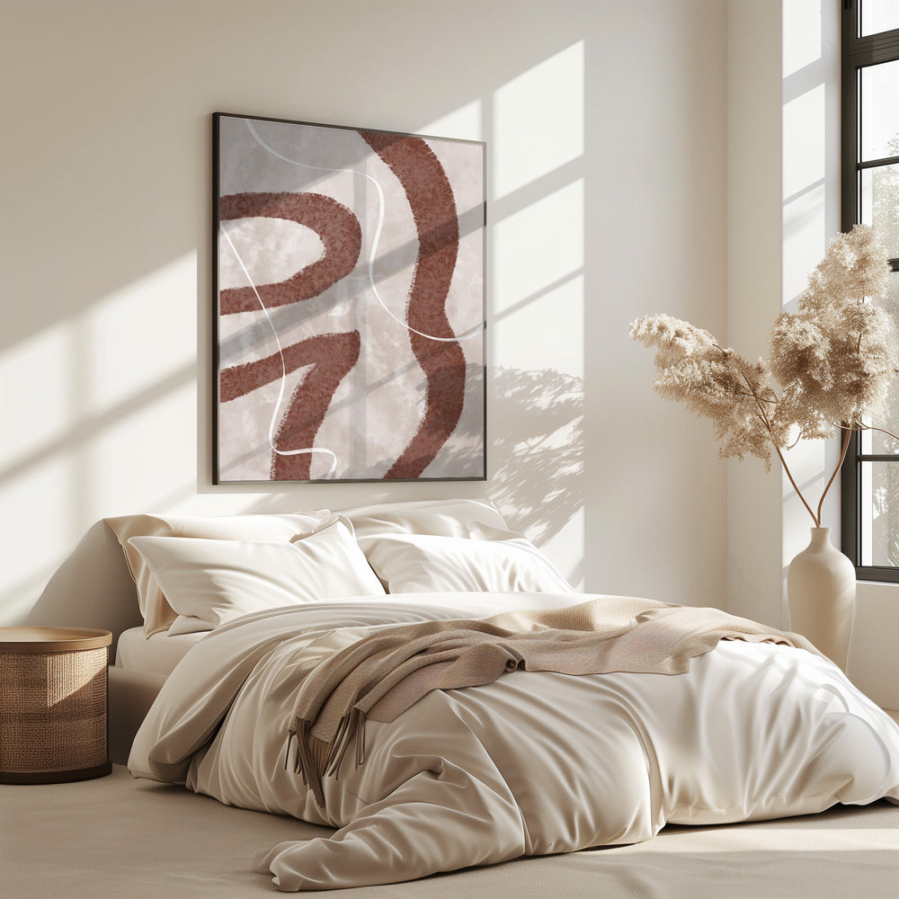 Abstraktes Flaum | Poster