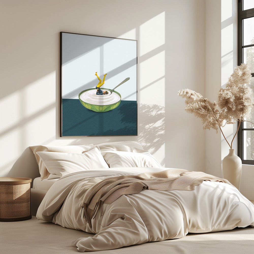 Yoga in meinem Joghurt | Poster