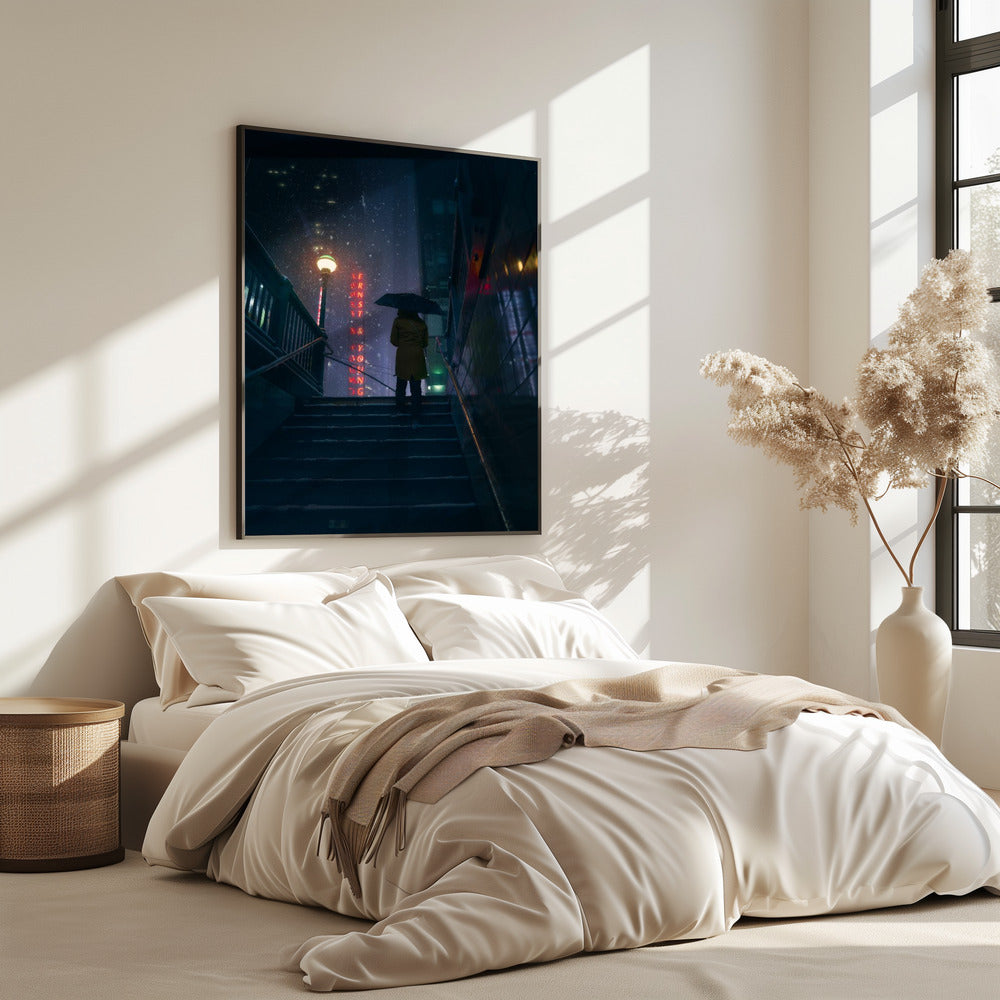 Ausfahrt in den Sturm | Poster