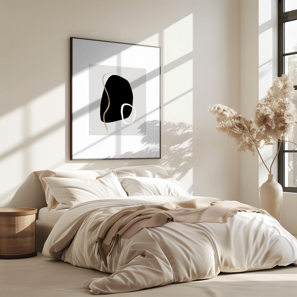 Bold Black Shapes | Poster