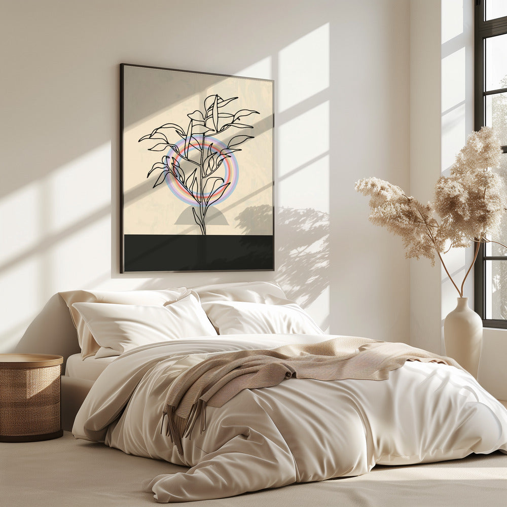 Abstrakte Blume 2 | Poster
