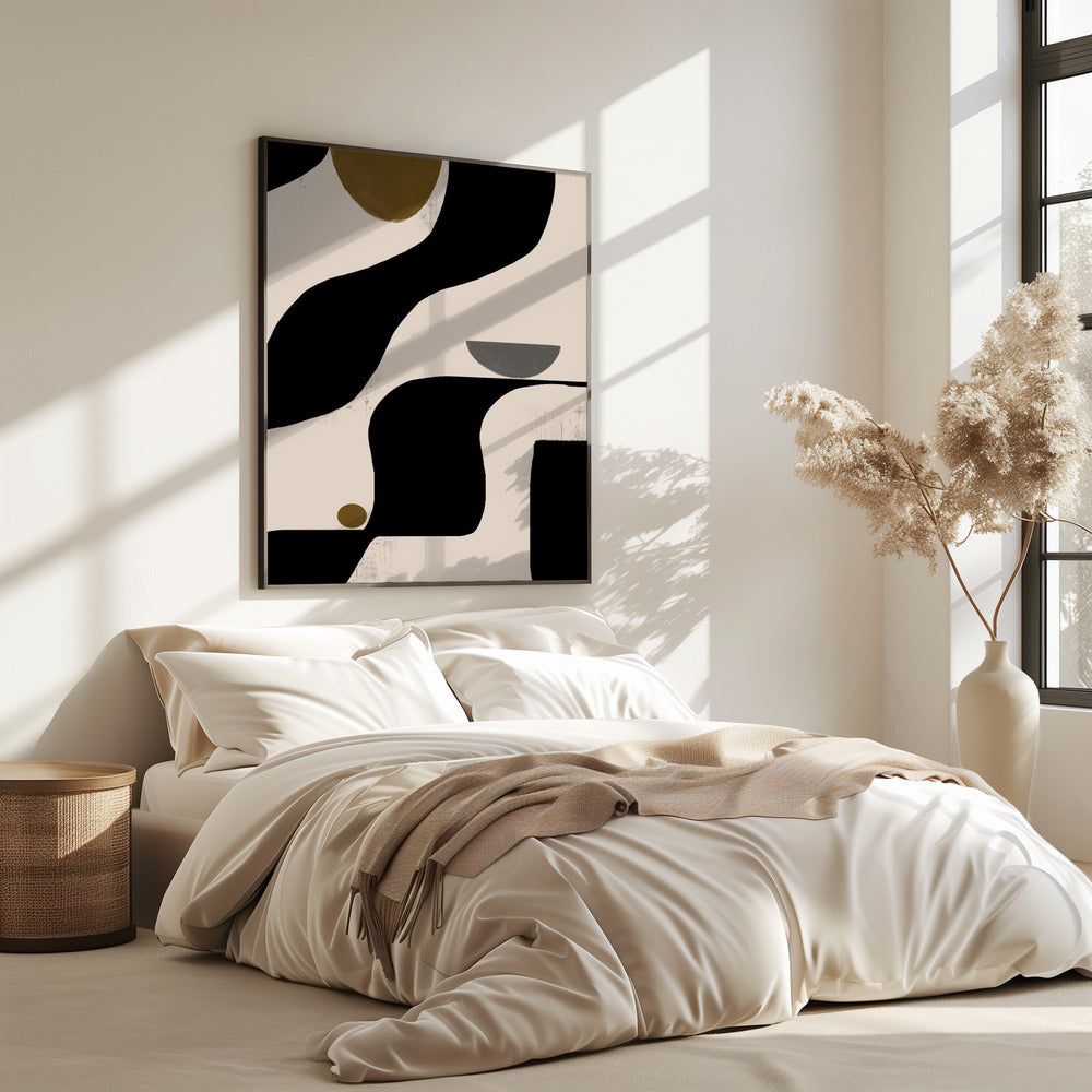 Fließende Geometrie | Poster