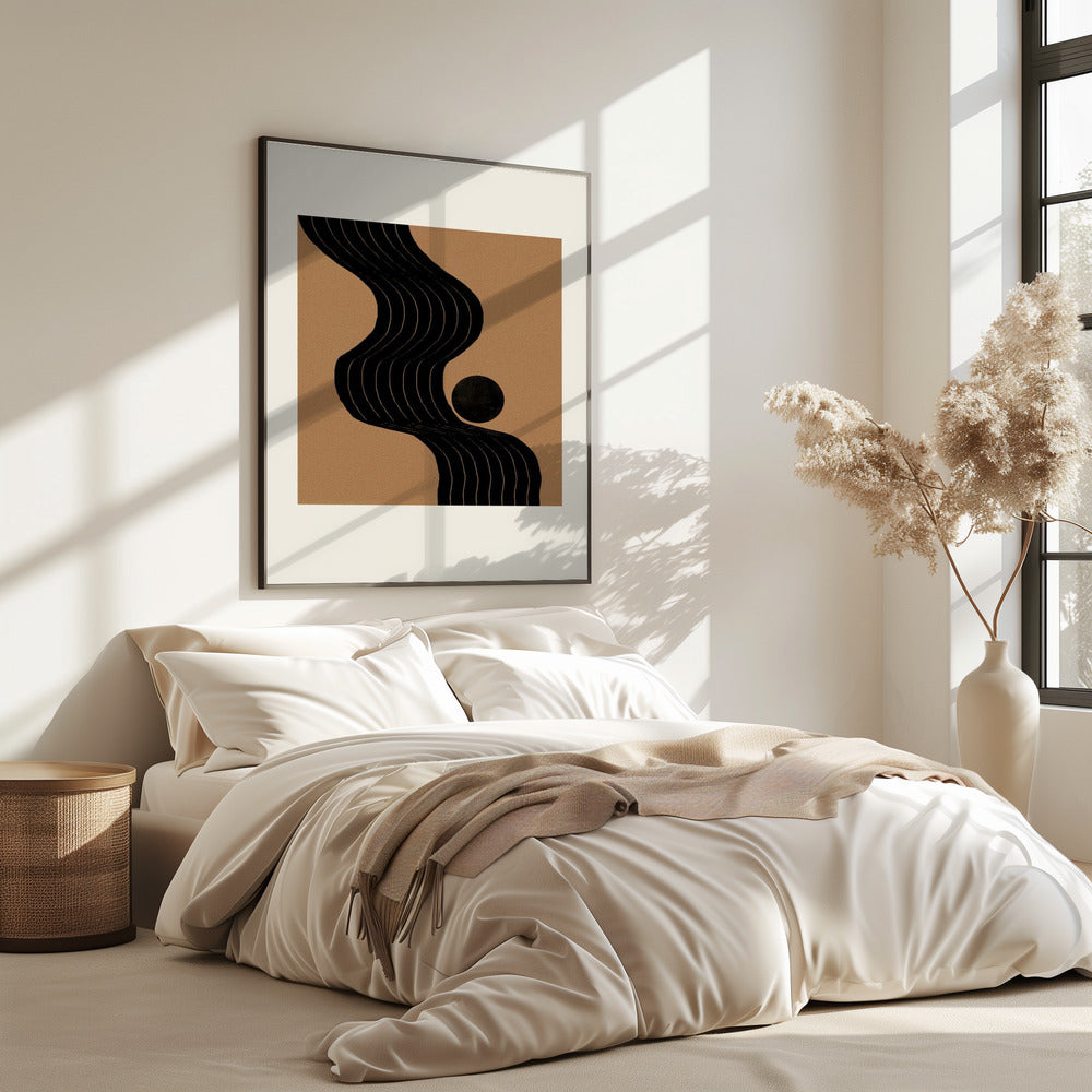 Gebogener Pfad Harmonie | Poster