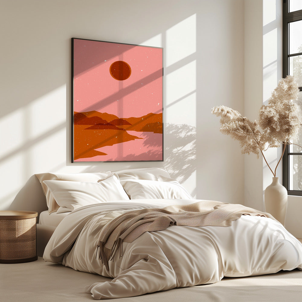 Moon landscape | Poster