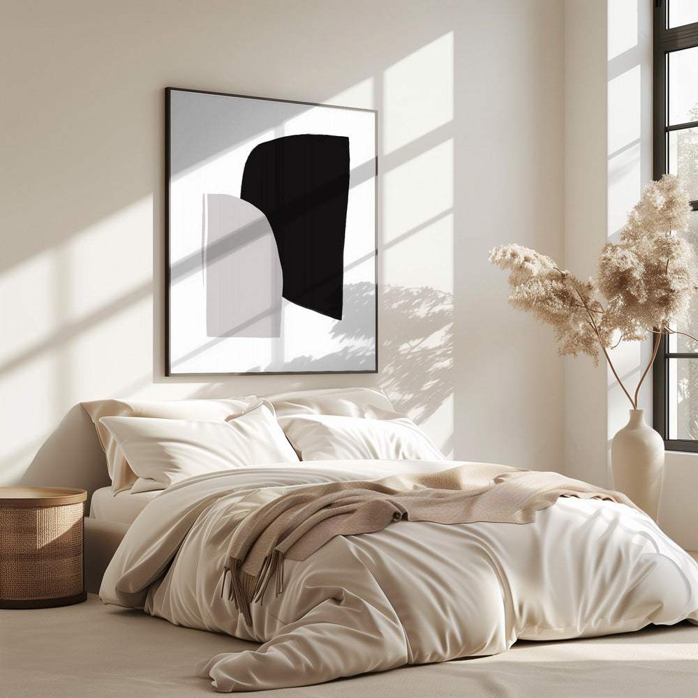 Monochrome Formen | Poster