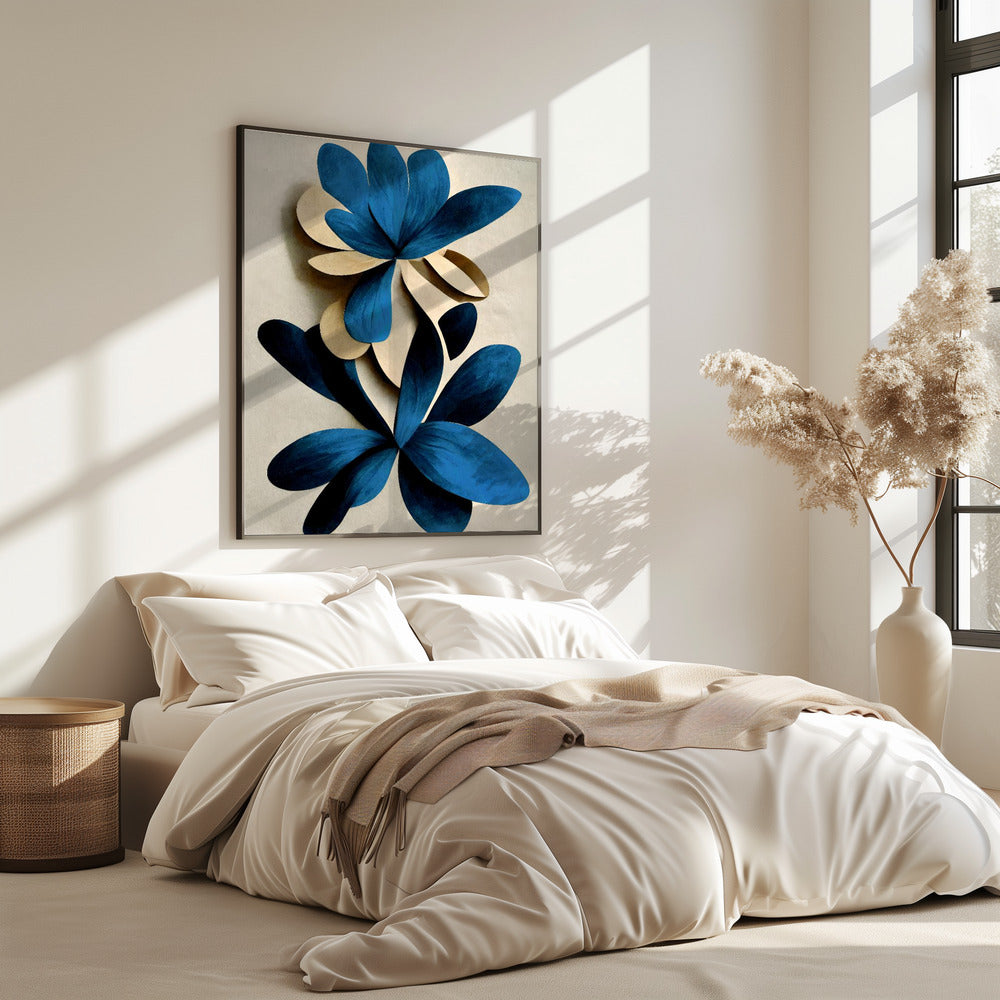Blaue Nymphen | Poster