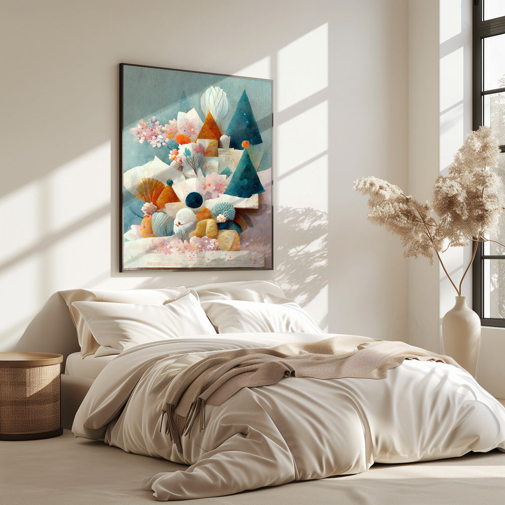 Wunderliche Blütenlandschaft | Poster
