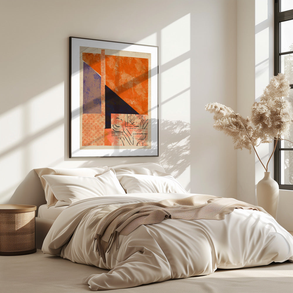 Geometrische Farbtöne | Poster