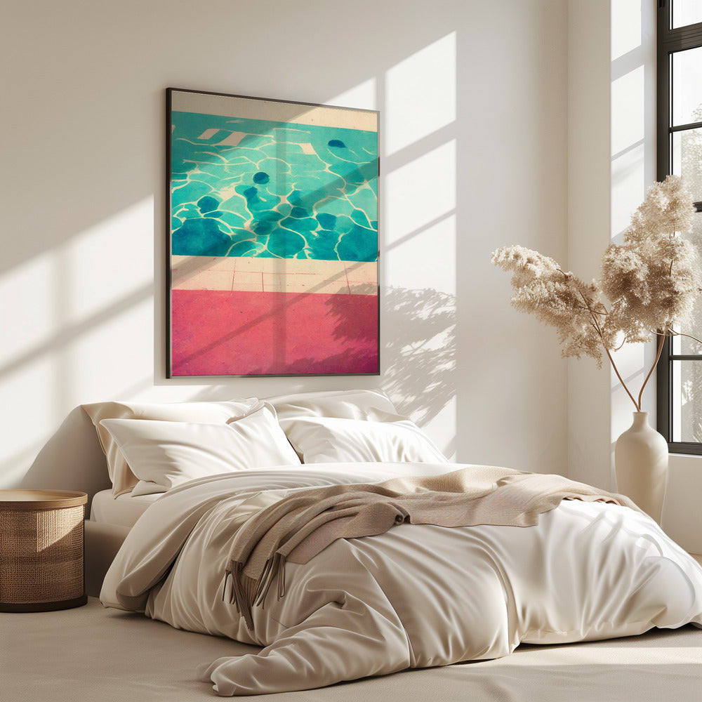 Serene Poolside | Poster