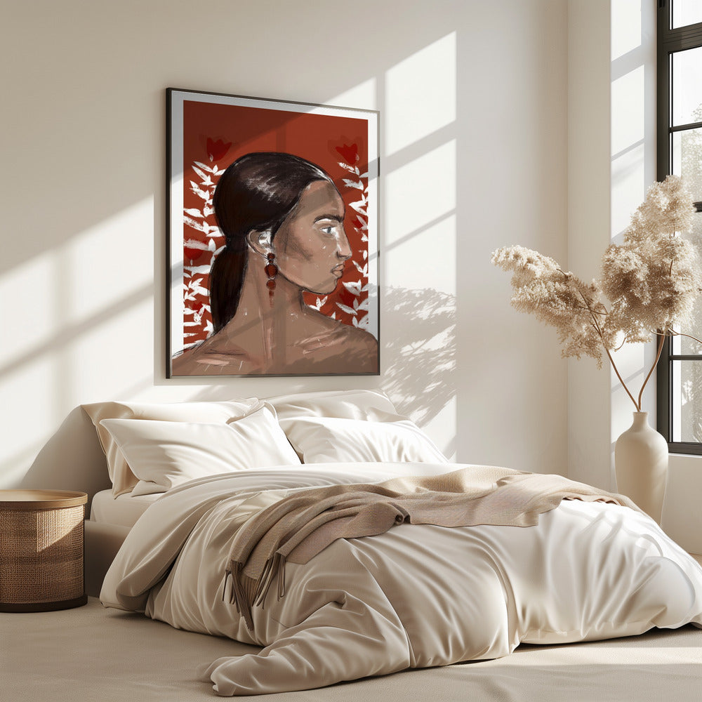 Crimson Elegance | Poster