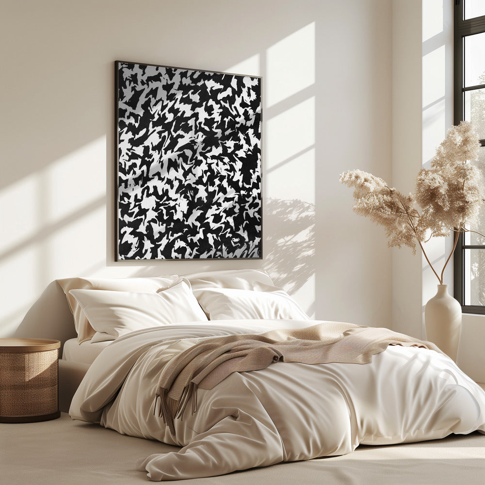 Monochromer Wirbel | Poster
