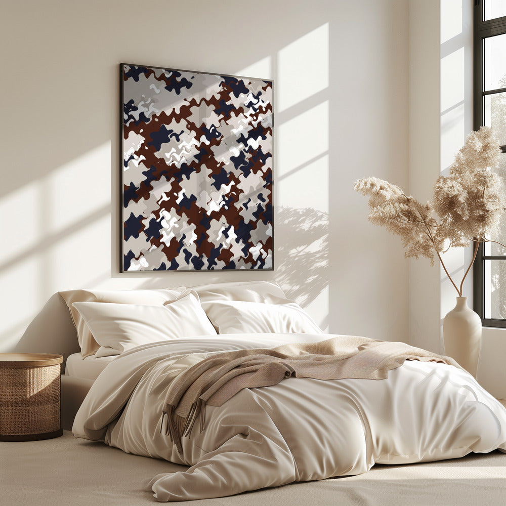 Abstrakte Wellenlandschaft | Poster