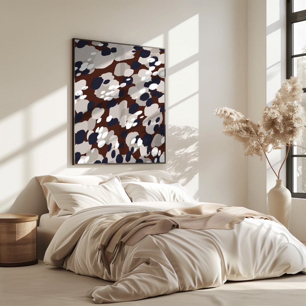 Abstrakte Punktlandschaft | Poster
