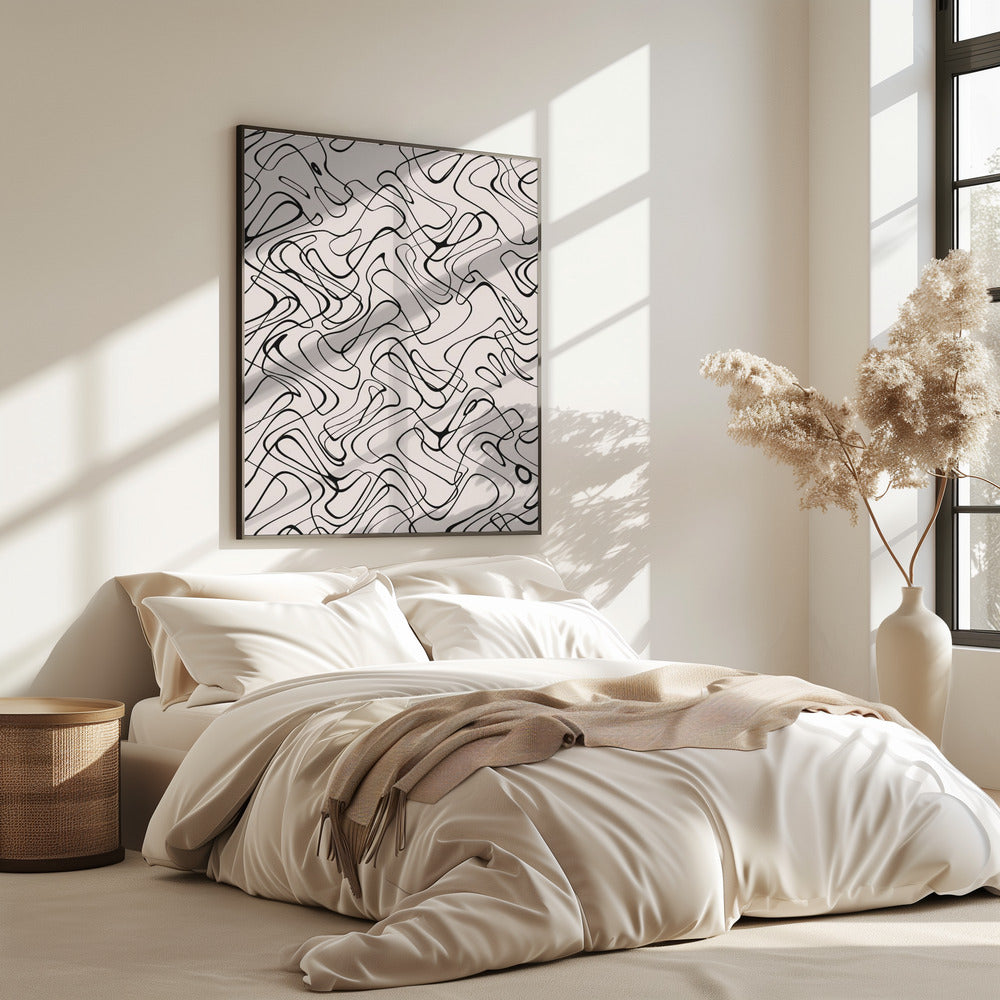 Flowing Lines Dance | Poster