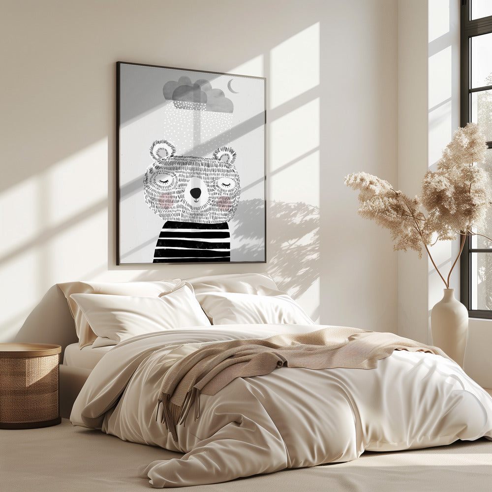 Dreamy Bear Clouds | Poster