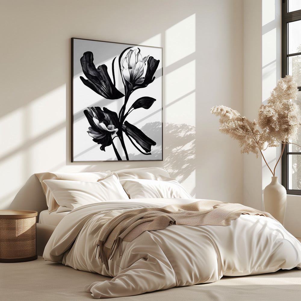 Schwarze Blume | Poster