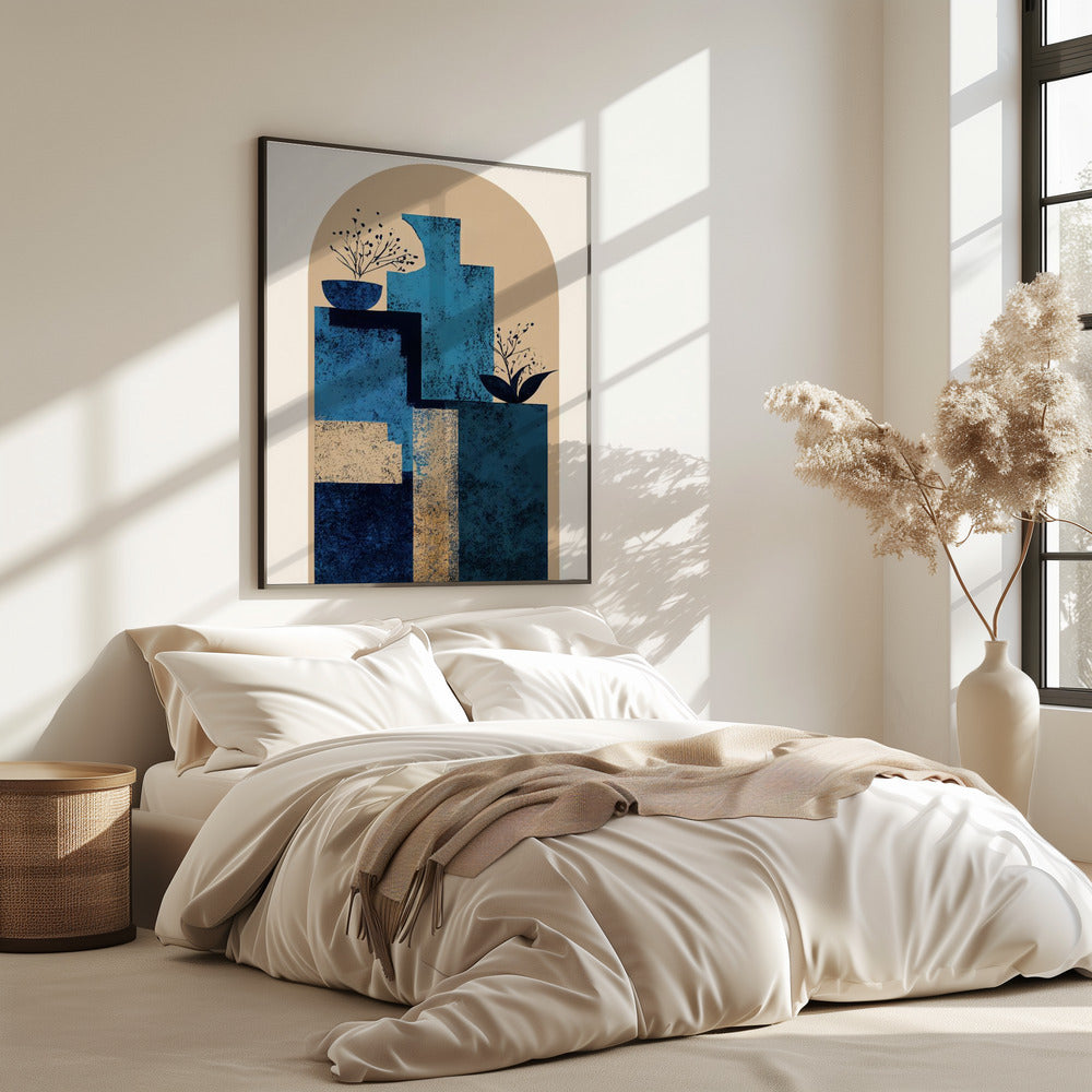 Blaue Vase | Poster