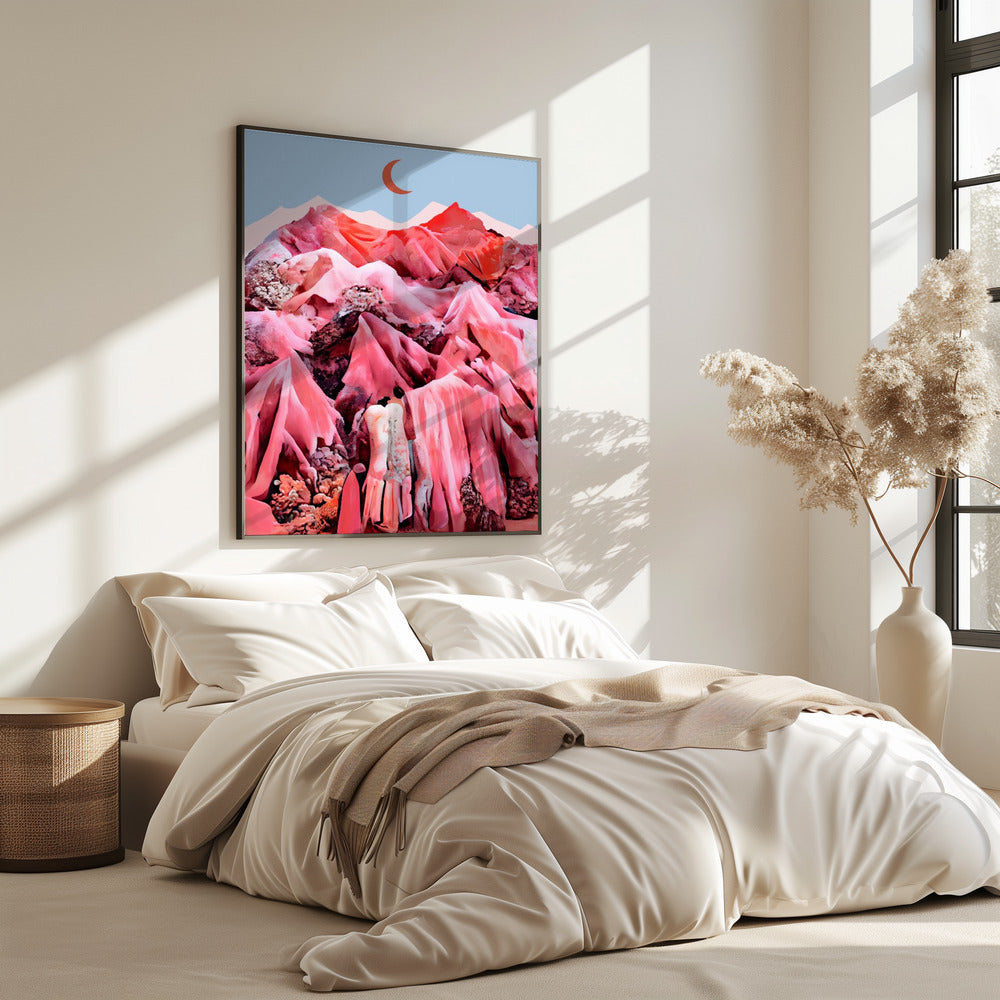 Purpurrote Traumlandschaft | Poster