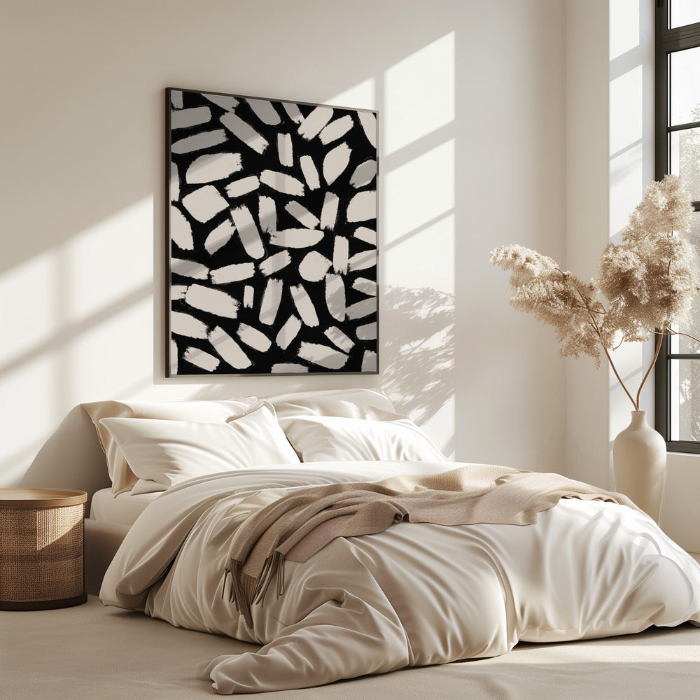 Pinselstrich-Chaos | Poster