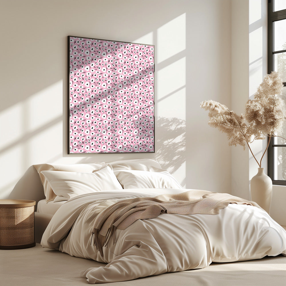 Rosa Blütenblatt Harmonie | Poster
