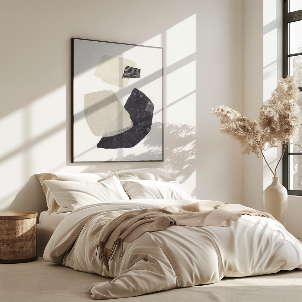 Monochrome Shapes #1 | Poster